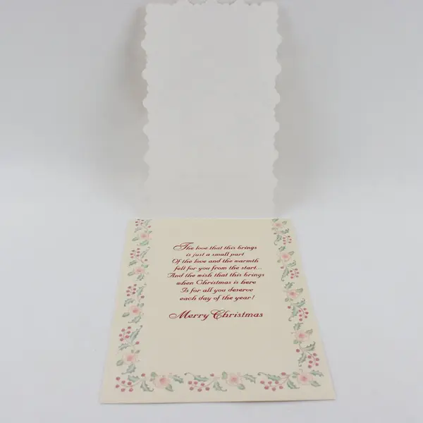 Vintage Celebrations by Gibson Christmas Card for Daughter No Envelope UNUSED