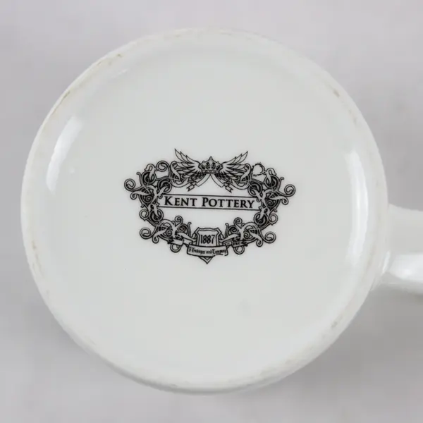 Kent Pottery Golf Themed Tall Porcelain Latte Mug