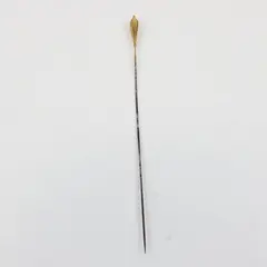 Vintage Gold-Tone Finial Hatpin 9" FLAWED