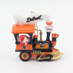 2006 Danbury Mint Detroit Tigers Holiday Express Christmas Locomotive Ornament