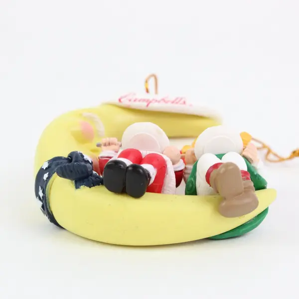 1995 Campbell's Kids Crescent Moon Ornament Vintage Holiday Collectible