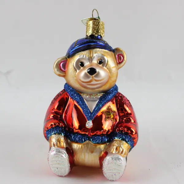 The Merck Family's Old World Christmas All Star Bear Ornament