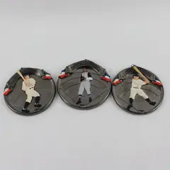 Lot of 3 Hallmark Keepsake Baseball Heroes Ornaments Ruth Paige Gehrig