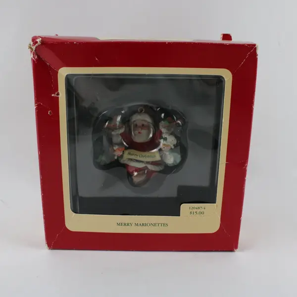 Carlton Cards Merry Marionettes Santa Claus Christmas Ornament