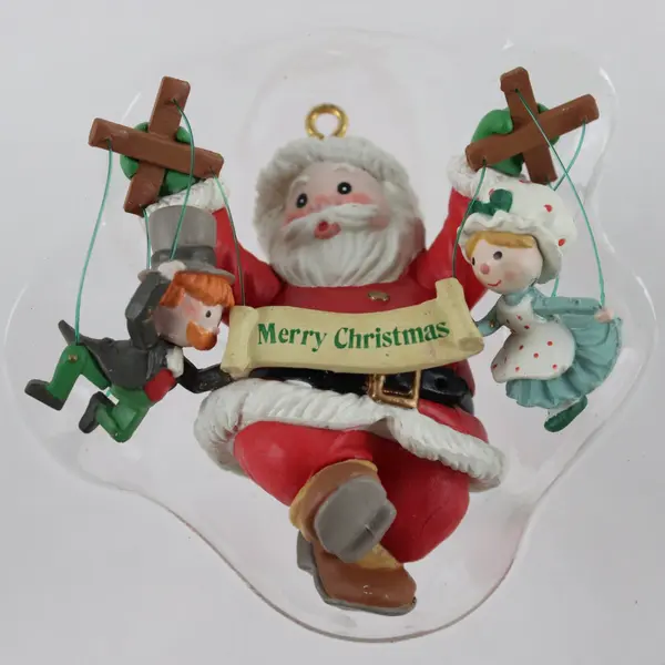 Carlton Cards Merry Marionettes Santa Claus Christmas Ornament