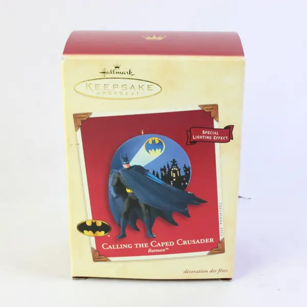 Hallmark 2002 Batman Calling the Caped Crusader Ornament QXI8856
