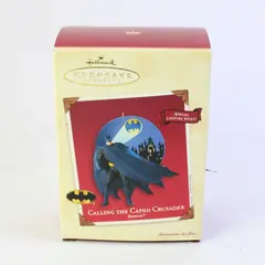 Hallmark 2002 Batman Calling the Caped Crusader Ornament QXI8856