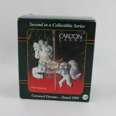 Carousel Dreams Carlton Cards 1998 Ornament 2nd in Series Carousel Horse