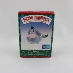 Hallmark Merry Miniatures 1999 Eeyore Disney Pooh Figurine Boxed