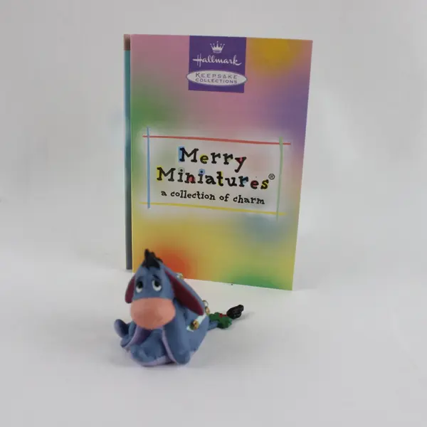 Hallmark Merry Miniatures 1999 Eeyore Disney Pooh Figurine Boxed