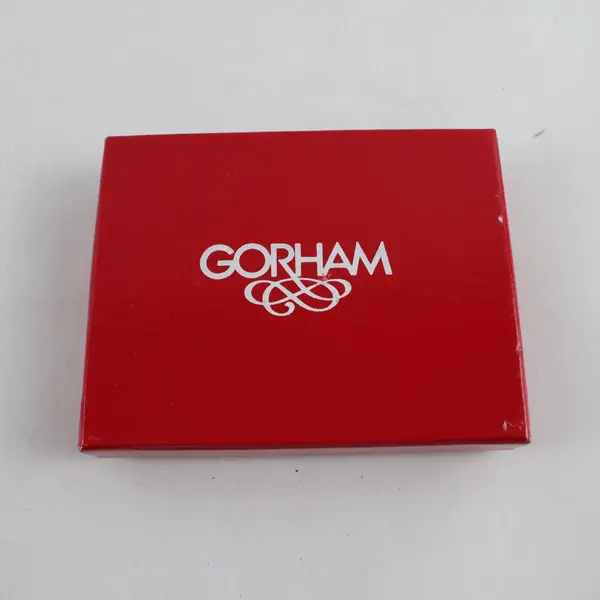 Gorham Crystal Toy Soldier Ornament Clear Holiday Collectible New