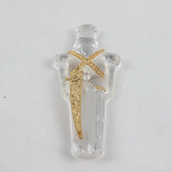 Gorham Crystal Toy Soldier Ornament Clear Holiday Collectible New