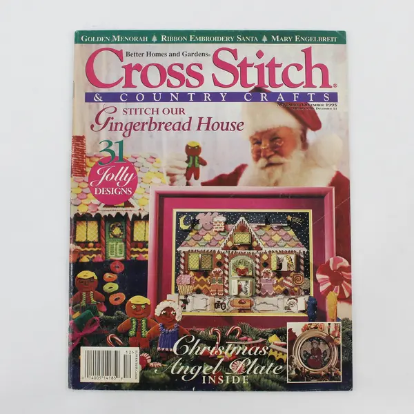 Vintage Better Homes and Gardens Cross Stitch & Country Crafts Nov/Dec 1995 Good