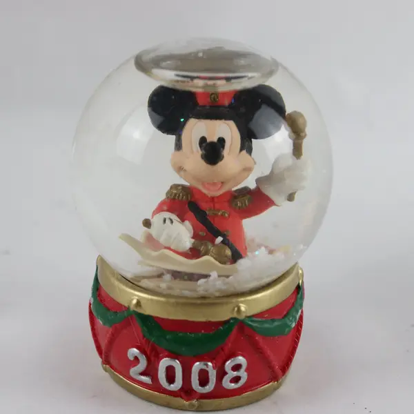 Disney Mickey Mouse 2008 Mini Snow Globe JCPenney Exclusive Collectible