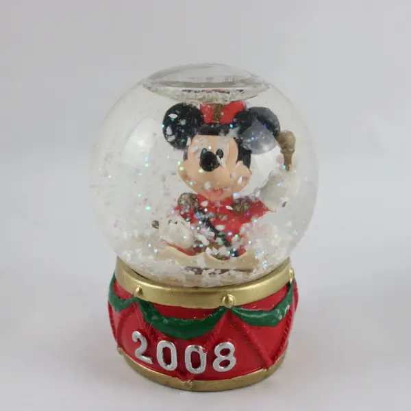 Disney Mickey Mouse 2008 Mini Snow Globe JCPenney Exclusive Collectible