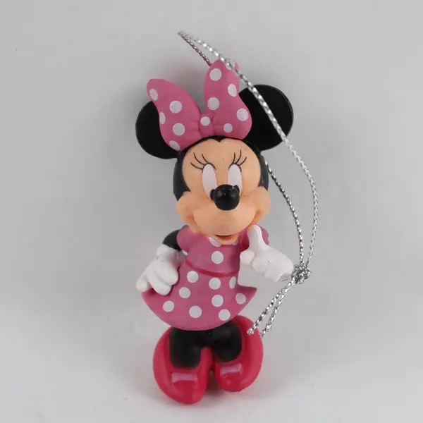 Disney Minnie Mouse Pink Polka Dot Christmas Ornament New w/ Box
