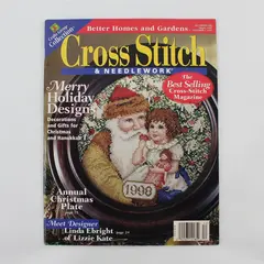 VTG Better Homes and Gardens Cross Stitch & Needlework Magazine Dec 1998 Good