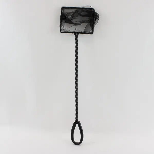 Black Aquarium Fish Tank Net 20in x 4in Used