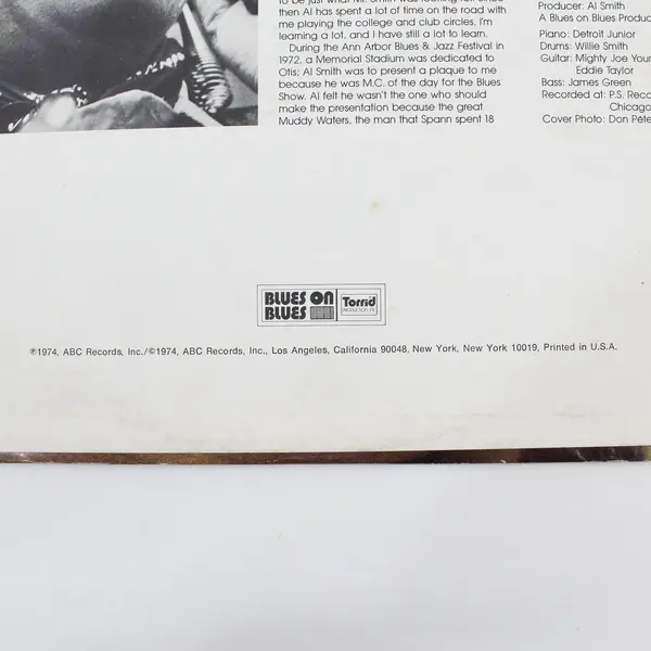 Lucille Spann Cry Before I Go Promo Copy 12" Blues LP BLS-6070