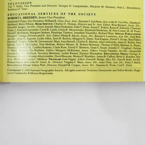 Vintage Dec 1988 National Geographic Issue Featuring 3-D Cover Can We Save Earth