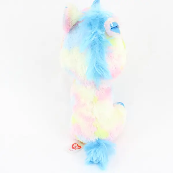 Ty Beanie Boos Blitz Tie Dye Unicorn Plush 9in Pre-Owned