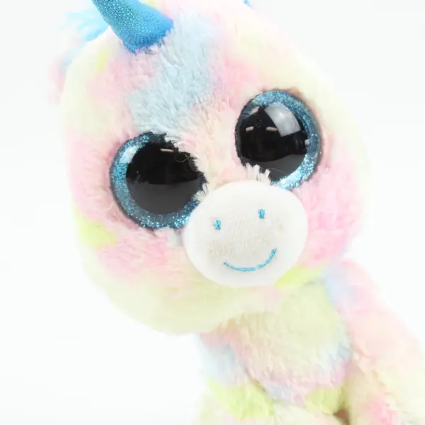 Ty Beanie Boos Blitz Tie Dye Unicorn Plush 9in Pre-Owned