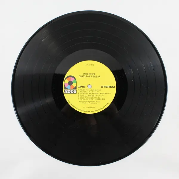 Jack Bruce Songs for a Tailor 12" Vinyl LP Atco SD 33-306