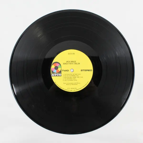 Jack Bruce Songs for a Tailor 12" Vinyl LP Atco SD 33-306