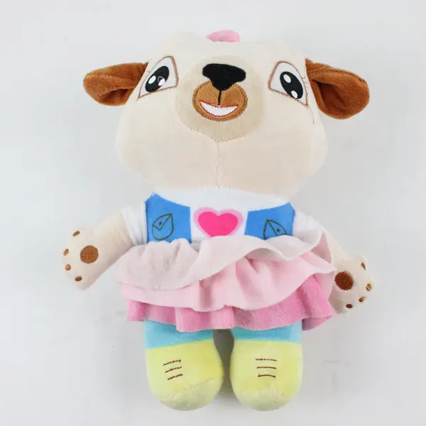 Chip & Potato Plush Chip Pink Heart Skirt 10in Stuffed Animal