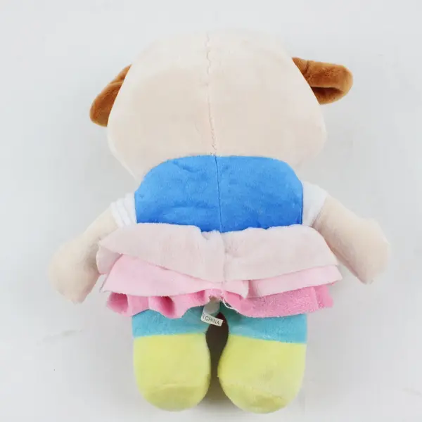 Chip & Potato Plush Chip Pink Heart Skirt 10in Stuffed Animal