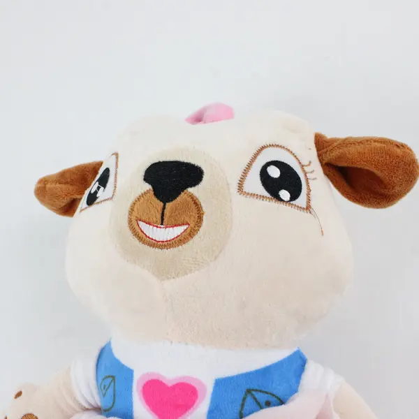 Chip & Potato Plush Chip Pink Heart Skirt 10in Stuffed Animal