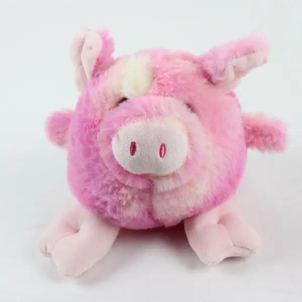 Way To Celebrate Easter Rolypoly Pink Pig Plush Stuffed Animal