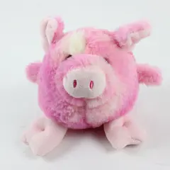 Way To Celebrate Easter Rolypoly Pink Pig Plush Stuffed Animal