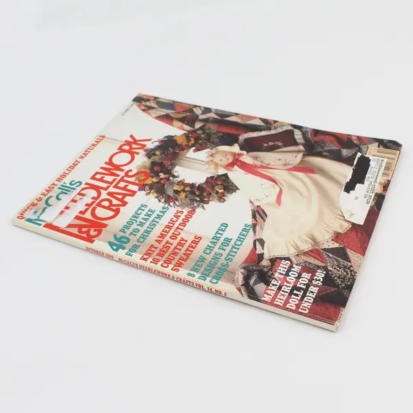 Vintage McCall's Needlework & Crafts Magazine October 1989 Good