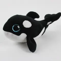 Ty Beanie Boo Nora Killer Whale Plush Stuffed Animal 