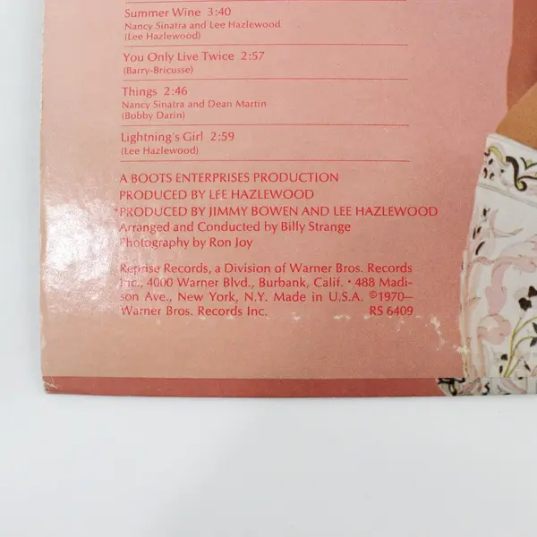 Nancy's Greatest Hits 12" Vinyl Record