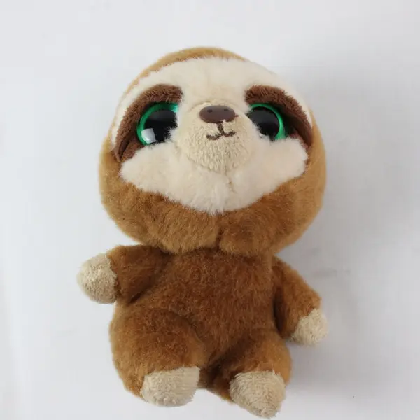 Ideal Toys Direct Pink Penguin Brown Sloth Lot of 2 Used Plush