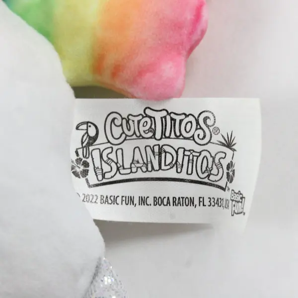 Cutetitos Islanditos Petrosito Pelican Plush w/ Tropical Blanket