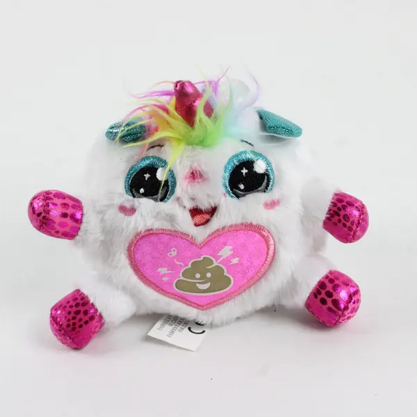 Lot of 3 Small Plush Toys Narwhal Bee Unicorn Stuffed Animals Mixed Lot