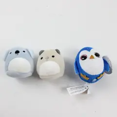 Surprizamals Lot of 3 Mini Plush Koala Bear Penguin Stuffed Toys