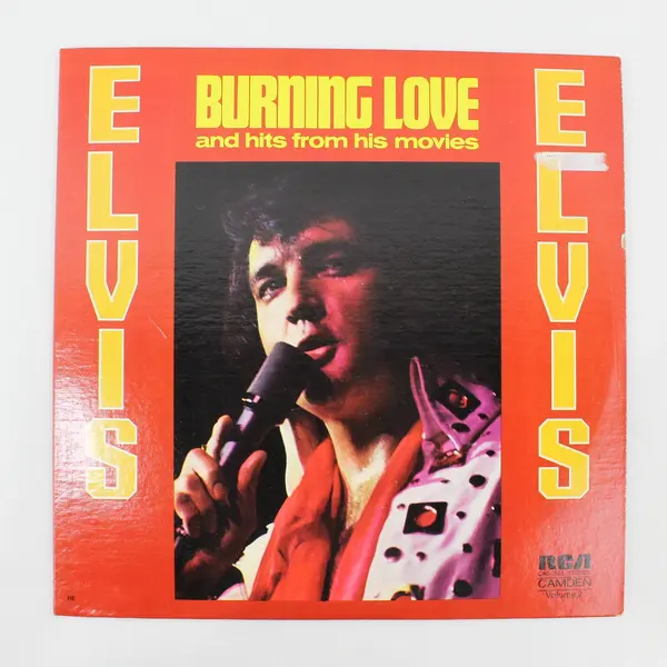 Elvis Presley Burning Love And Hits From His Movies Vol. 2 RCA Camden LP