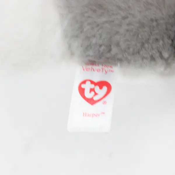 Ty Beanie Baby Harper Schnauzer Dog Plush 6in Retired Pre-Owned