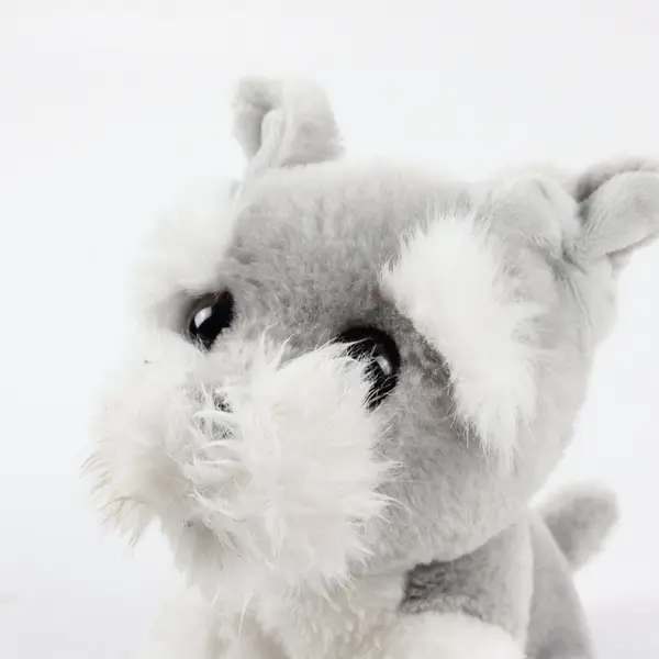 Ty Beanie Baby Harper Schnauzer Dog Plush 6in Retired Pre-Owned