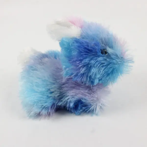 Homerbest Blue Tie-Dye Rabbit Plush Stuffed Animal