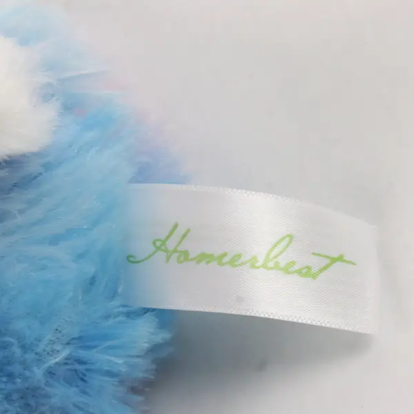 Homerbest Blue Tie-Dye Rabbit Plush Stuffed Animal