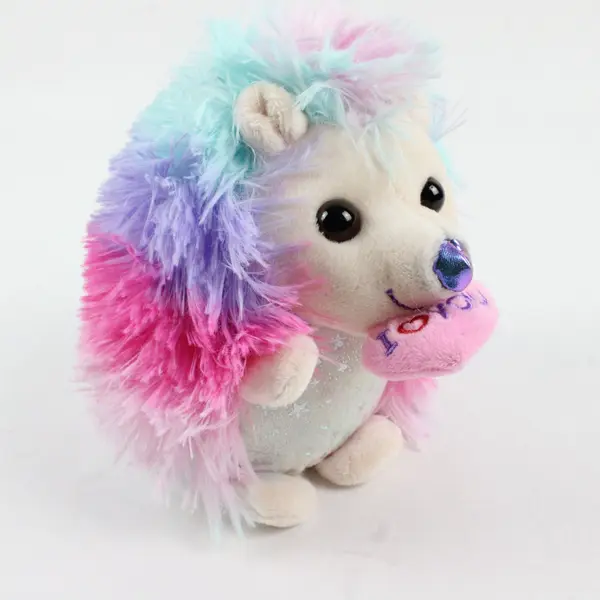 Rainbow Hedgehog I (Heart)You Plush Stuffed Animal 8in Pre-Owned