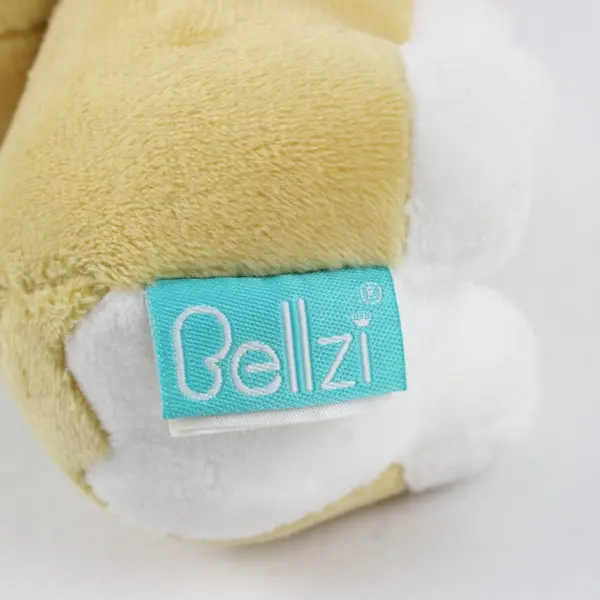 Bellzi Corgi Plush Light Tan White Mini Stuffed Toy 6in