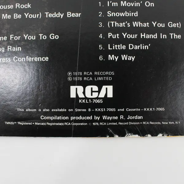 Elvis Presley A Canadian Tribute RCA KKL1-7065 12in Vinyl LP