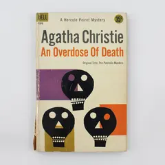 Vintage Agatha Christie An Overdose of Death Hercule Poirot Mystery 1960 PB 