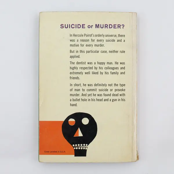 Vintage Agatha Christie An Overdose of Death Hercule Poirot Mystery 1960 PB 